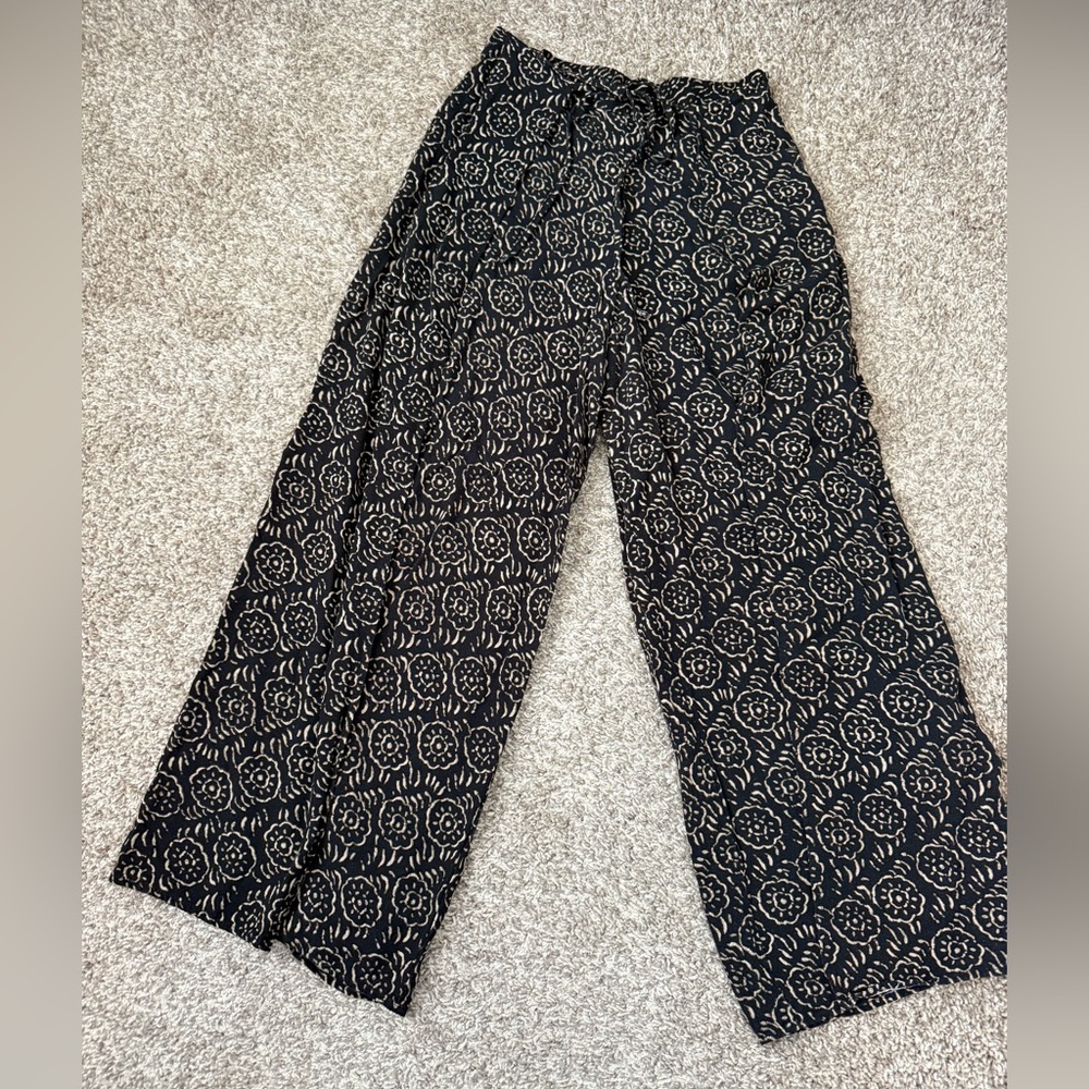 Pull & Bear Linen Slit Pants